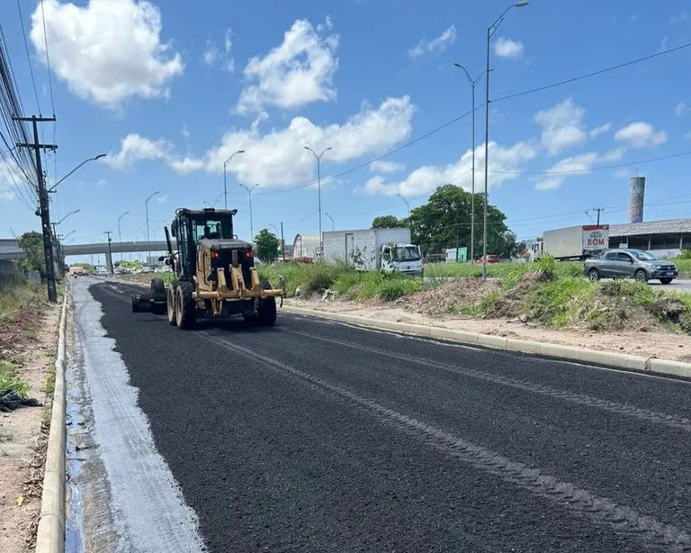 Obras do Viaduto do Bairro das Indústrias entram em fase final
